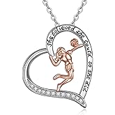 YFN Sports Jewelry Gifts for Women Sterling Silver Softball Baseball Golf Basketball Volleyball Pendant Necklace for Softball Lovers and Fans Jewelry Gifts