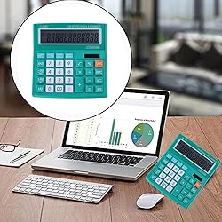 Office Desk Calculator 12 Digits with Solar Power