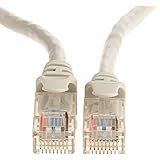 Amazon Basics RJ45 Cat-5e Network Ethernet Cable - 50 Feet (15.2 Meters), 5-Pack