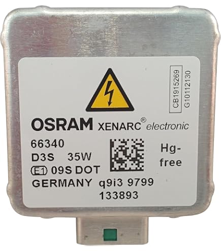 Osram OEM D3S HID Bulb – 35W, 12V, For GMC Yukon Denali 2015-2020, Low Beam