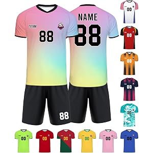 Custom Soccer Jerseys Personalized Team Name Number Sports Shirt Customized Futbol Logo Jerseys for Men Women Kids