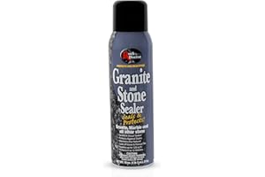 Rock Doctor Granite Sealer for Marble, Stone, and Tile Countertops, Streak-Free Finish with Stain Resistant Moisture Protection, Interior and Exterior Use, Pack of 1