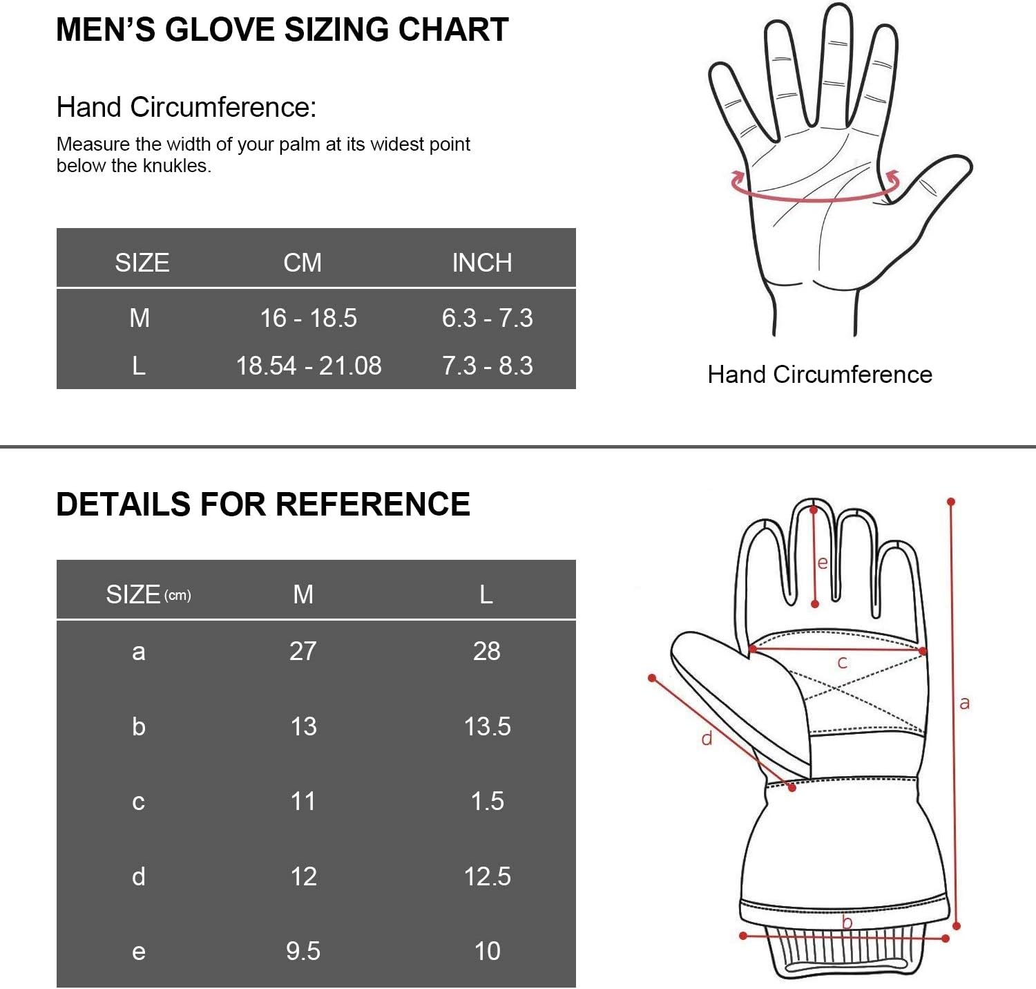 Andake Ski Gloves, Waterproof 3M Thinsulate TPU Membrane Women's Winter Gloves with Non-Slip PU Palms for Skiing, Snowboarding, Riding, Climbing and Skating : Sports & Outdoors