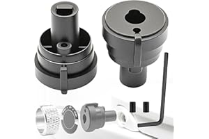 Terixe 2 Pack Replacement Knob for Brondell Bidet Toilet Seat, Compatible with Non-Electric Swash Seat, Injection Moulding,ABS Material, （Plastic Knob Center Only, Metal Ring Not Included）Black