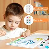 Gunwon 10PCS Mini Paint Tray Palette with 6 Wells for Watercolor & Acrylic view 4