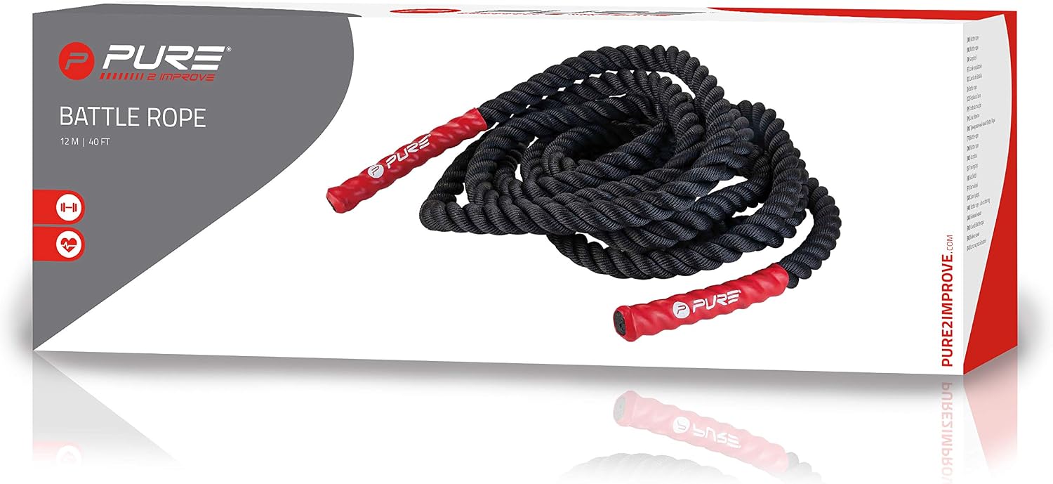 Elle Pure2Improve Battle Rope, Black - Image 4
