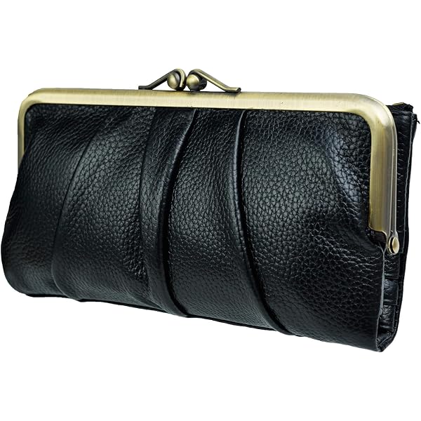 Royal Bagger Clutch Bag For Women Genuine Cow Leather Ladies Vintage Hoop Wallets Small Anti Theft Coin Pocket Coin Purses 2032 I190616986