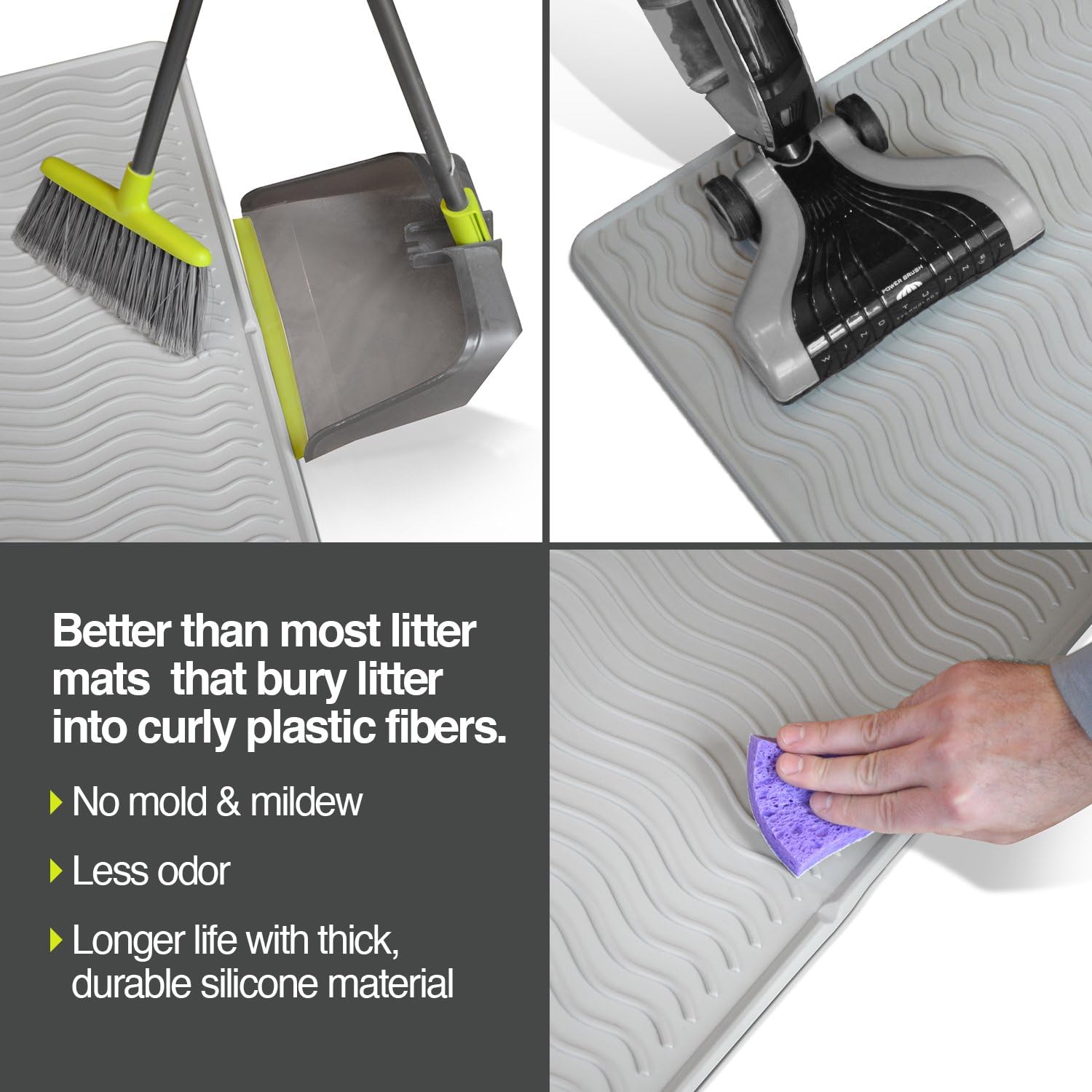 petfusion toughgrip waterproof litter mat