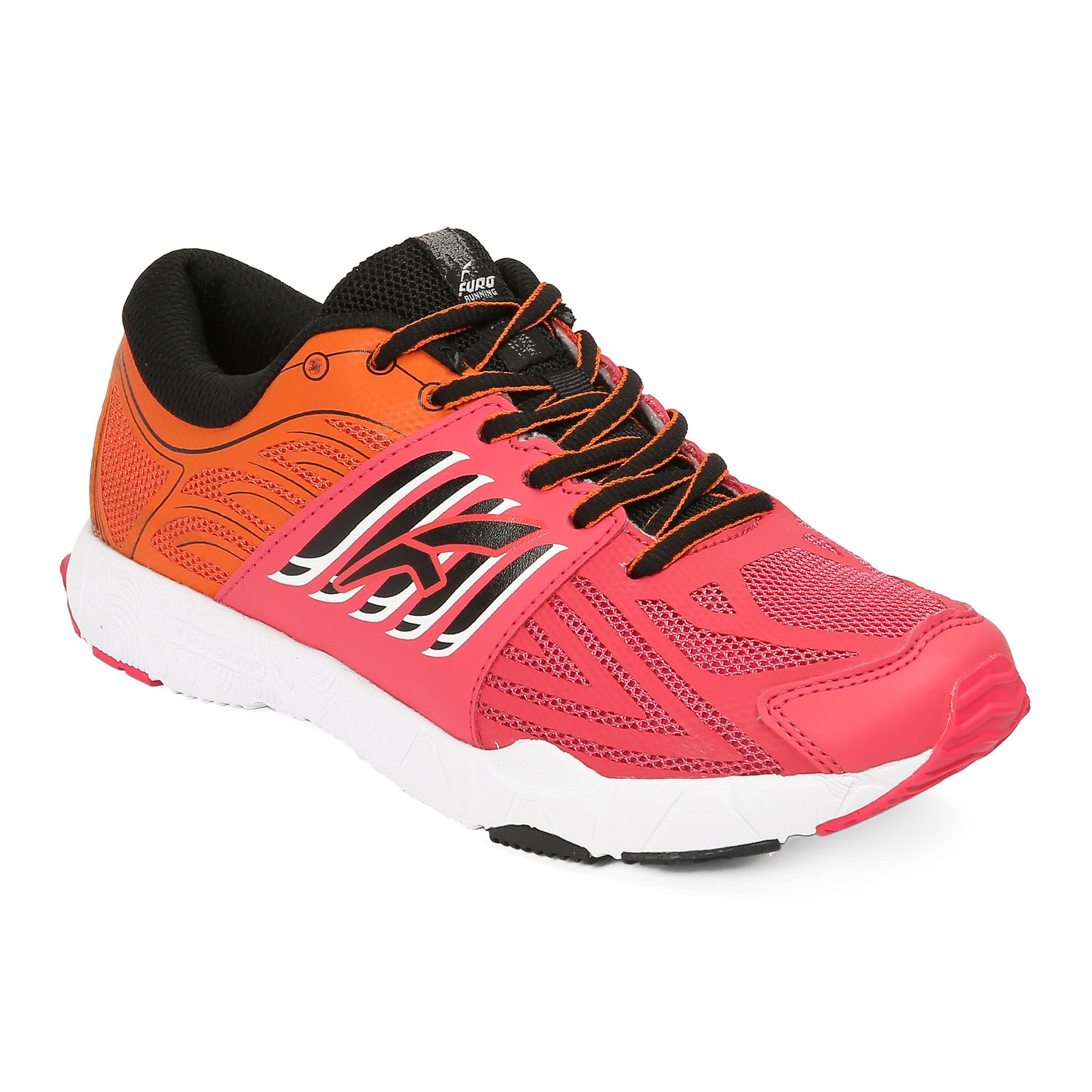 neon pink running shoes