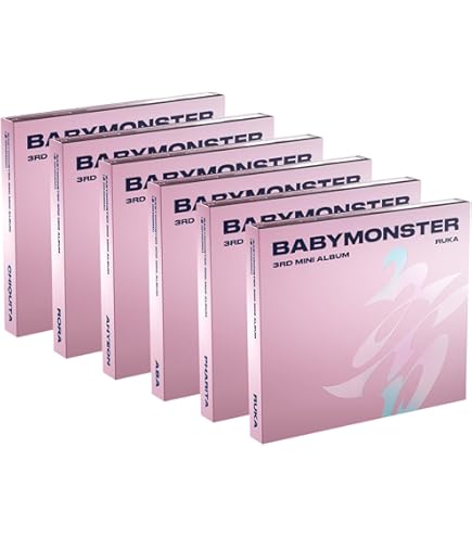 Amazon.com: BABYMONSTER CHOOM [Plush Keyring Ver.] 3rd Mini Album
