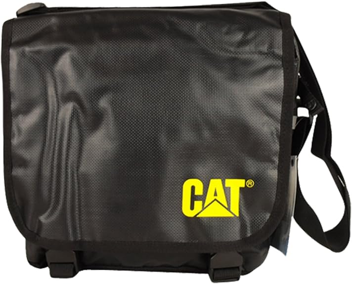 Caterpillar CAT 10" Laptop Messenger Black Student CAT Dispatch Satchel