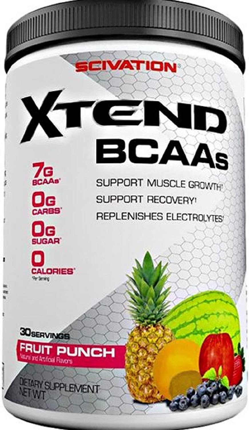 Fitness Laboratory Fruit Punch Scivation Xtend BCAA, 432 g, 30 Servings