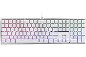 Cherry MX 3.0 S Wired Mechanical Gaming Keyboard. Aluminum Housing Built for Gamers w/MX Red Switches. RGB Backlit Color Disp