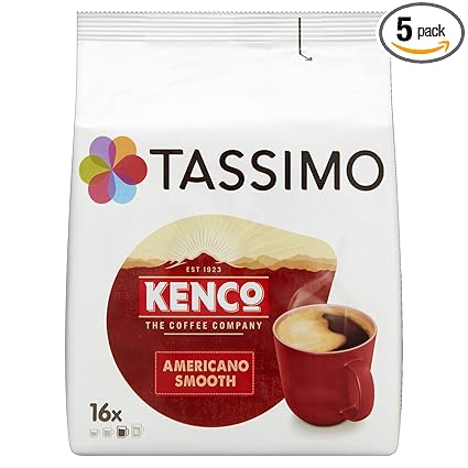 Amazon Com Tassimo Kenco Caffe Crema 128g Case Of 5 Coffee Substitutes Grocery Gourmet Food