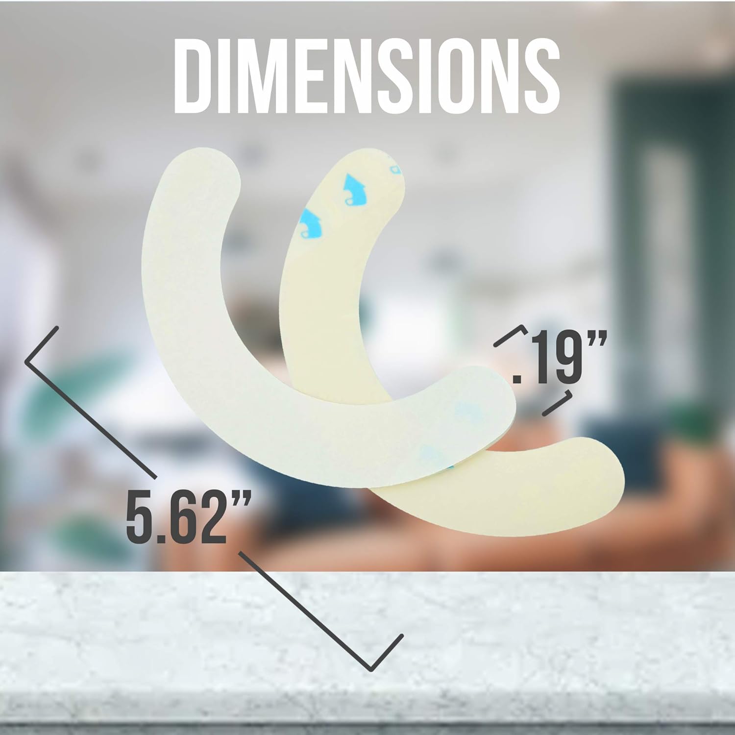 [Pack of 20] Ostomy Barrier Strips, 5.62” Elastic Barrier Strips for Colostomy Bags, Skin Barrier Strips Hydrocolloid Extenders for Ostomy Bag, Ostomy Supplies, Latex-Free, Waterproof and Moldable: Health & Personal Care