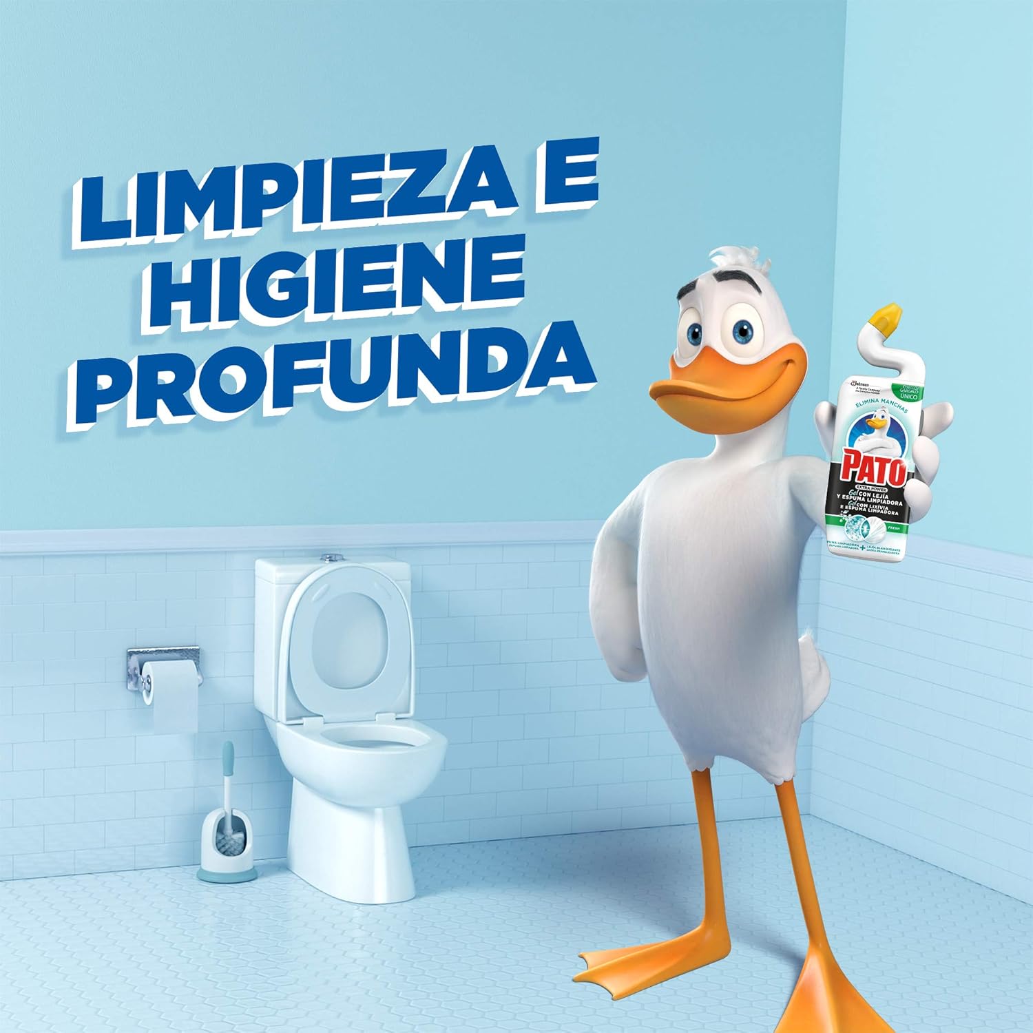 Gel con lejía y espuma limpiadora Pato WC por 3,05€ (compra 3 por el precio de 2)