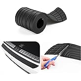 SINGARO Car Rear Bumper Protector, 42inch x3.4inch Car/SUV Universal Rubber Anti-Scratch Trunk Exterior Accessories