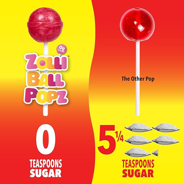 ZOLLIPOPS THE CLEAN TEETH POPS, ANTI CAVITY LOLLIPOPS, BALL POPZ, 5.2 OZ (PACKAGING MAY VARY)