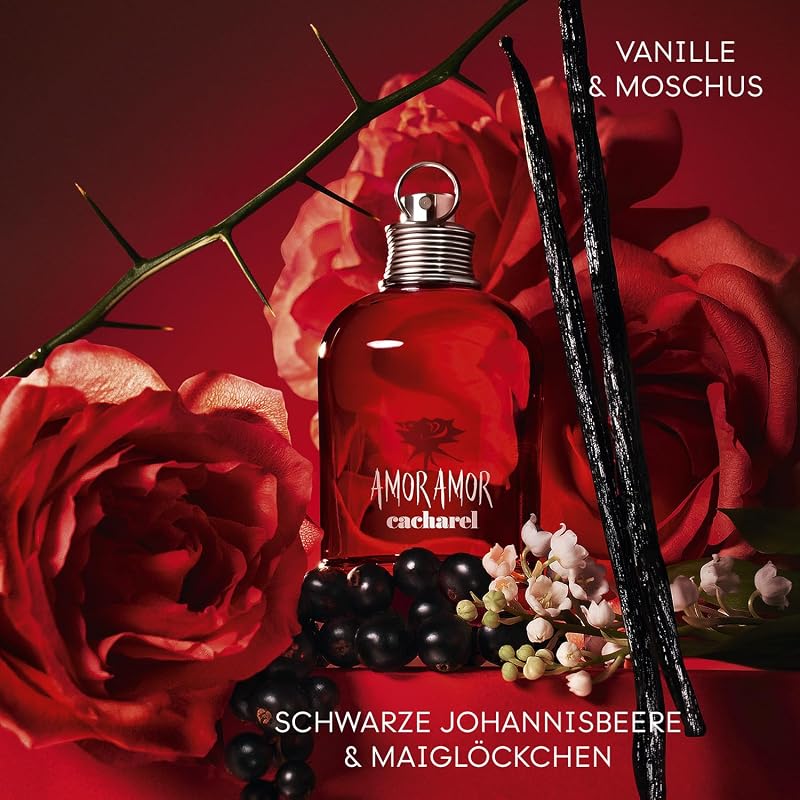 Amor Amor Eau de Toilette, fruchtig-blumiges Parfüm, 30 ml