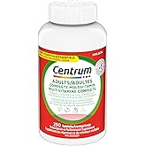 Centrum Adult Forte Essentials Mulitvitamins/Minerals Supplement for Men & Women, 250 Tablets (Packaging May Vary)