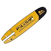 VKQ 8-inch Pole Saw Replacement Bar DWZCSB8 | Compatible with DEWALT 8-inch Replacement Chain #N617853