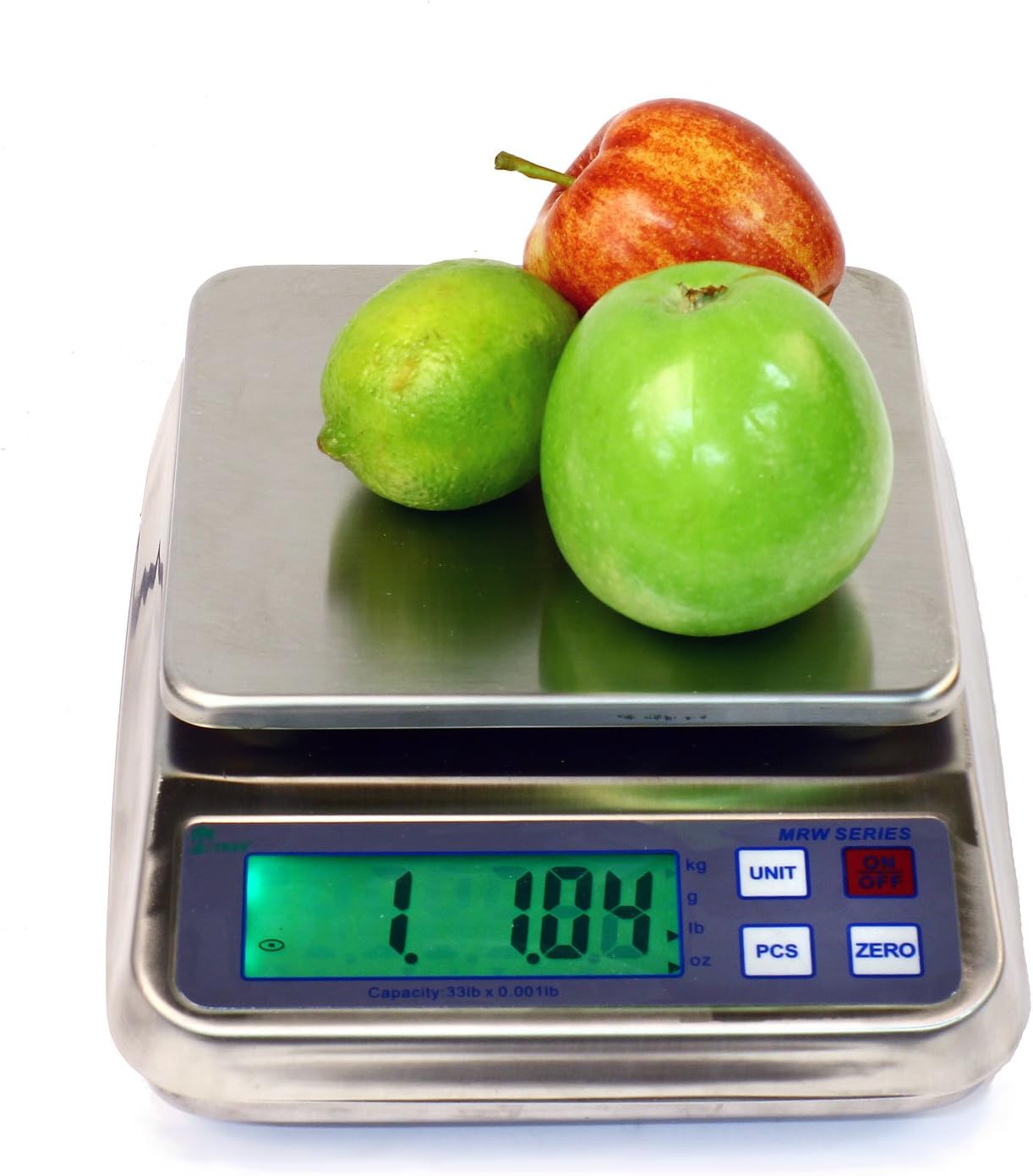 3.3 LB x 0.0001 LB / 1.5 KG x 0.05 Gram Washdown Kitchen Portion Control Counting Dust Proof Water Proof Engine Balancing Digital Scale 6.5 x 7 Inches by Amston Scales