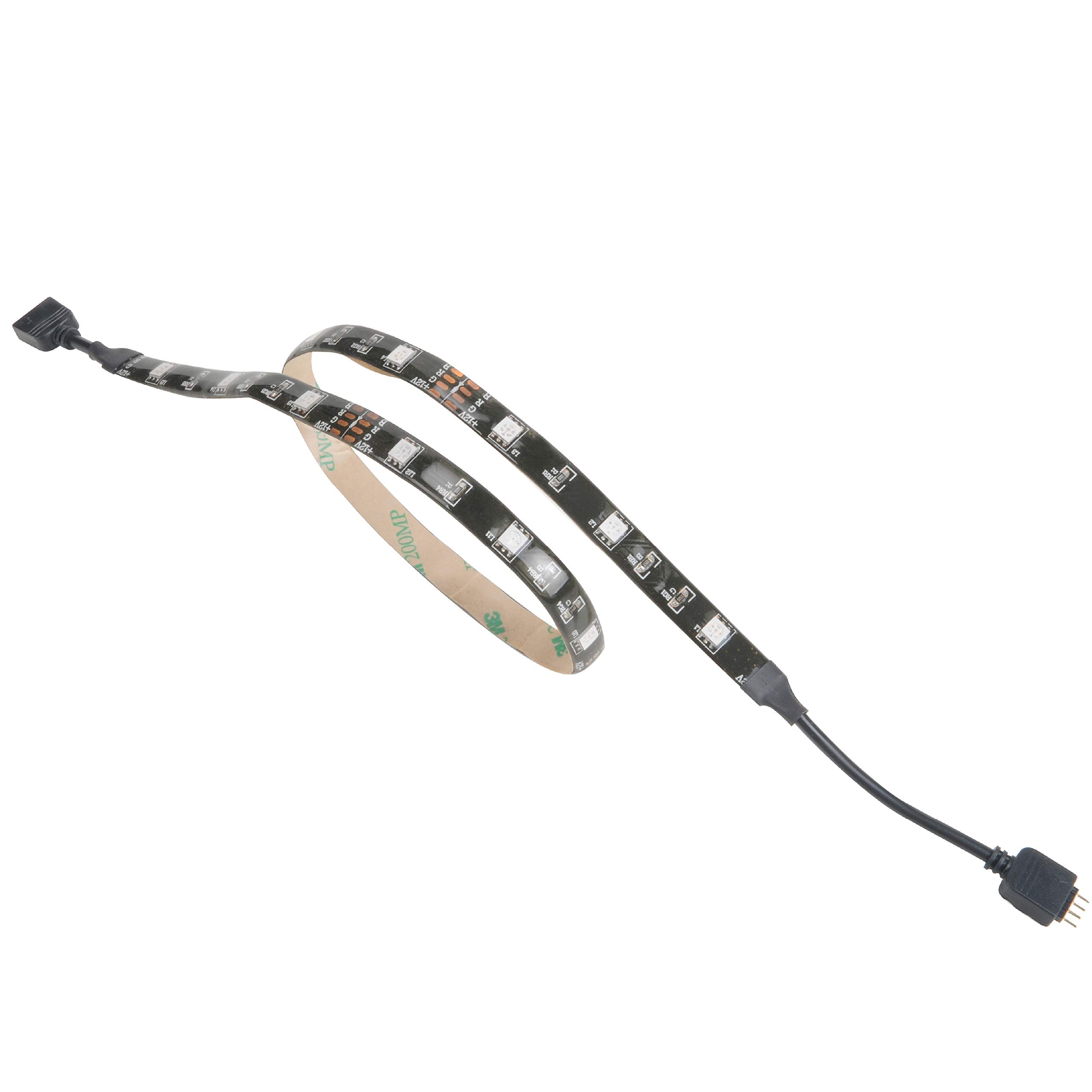 Akasa Vegas | LED Strip Light | Extendable LED Strip Light | 60cm | White | for PC Case Lighting, Computer Case DIY Lighting | AK-LD02-05WH