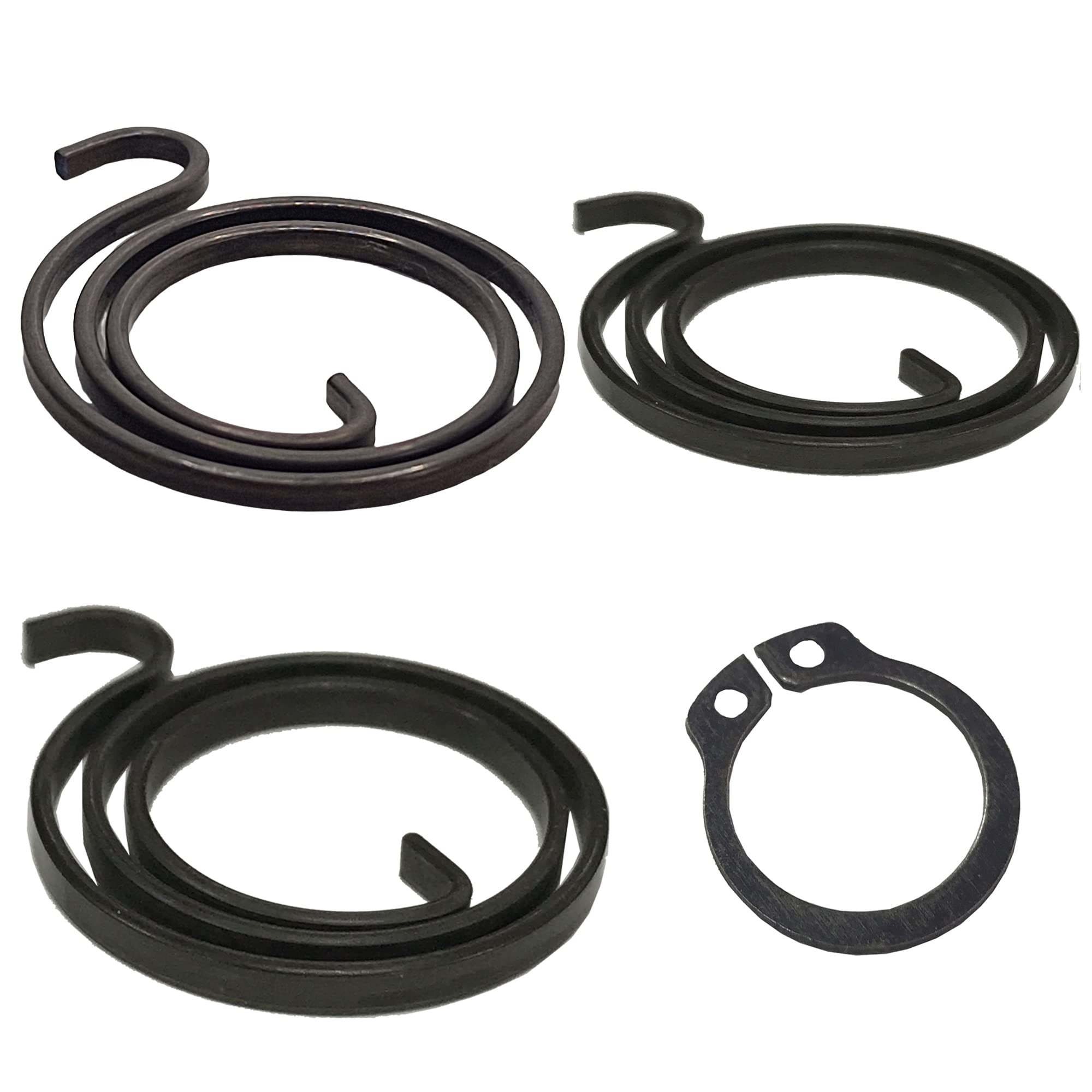2.5 Turn Handle Spring Assortment Replacement Kit (3 Types of 2.5 Turn Coil Plus 6 circlip)