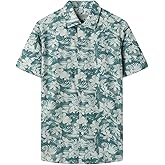 Mud Kingdom Men's Hawaiian Shirt Short Sleeve Beach Tropical Vacation Shirts S-XXL