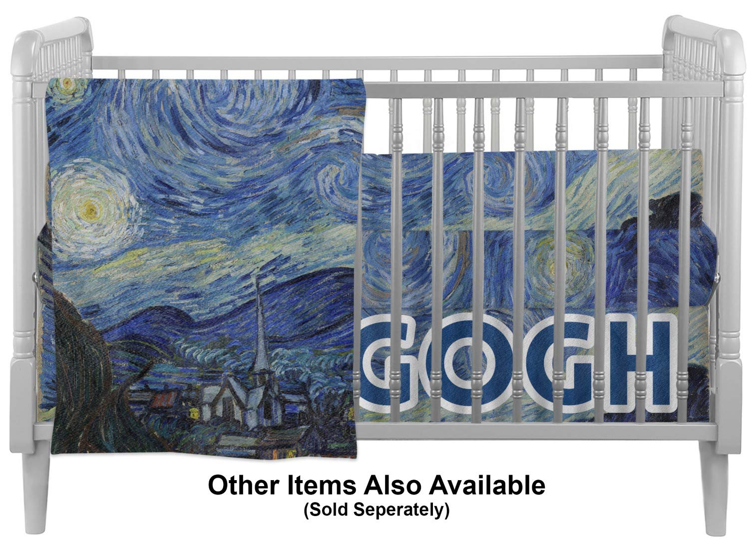 starry night crib bedding set