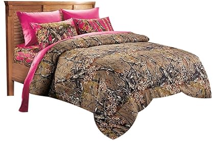 Amazon Com 20 Lakes Hunter Camo Comforter Sheet Pillowcase Set
