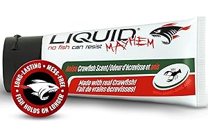Liquid Mayhem Fish Attractant Gel – Real Bait, Aminos, UV – Multiple Scents and Pack