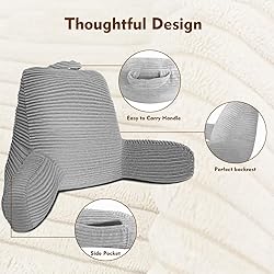 ABROLOY Reading Pillow for Adult, Bed Reading