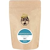English Tea Store Peppermint Herbal Tea Bags | 25 Count Pouch, 2.75 oz | Caffeine-Free Mint Infusion | Refreshing Hot or Iced | Premium Loose Leaf Quality in Teabags