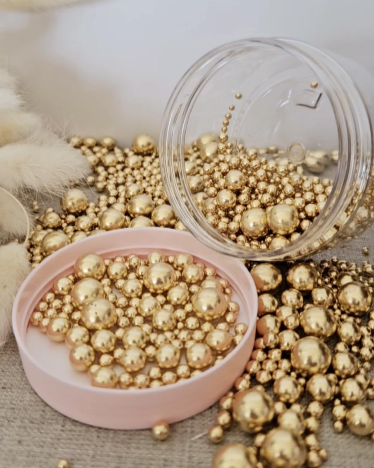Metallic Gold Sugar Sprinkles (90g, Mix) — image 1