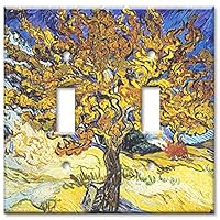 Art Plates - Van Gogh: Mulberry Tree Switch Plate - Double Toggle