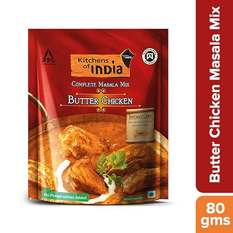 Kitchens Of India Butter Chicken Masala Mix 80g Amazon In