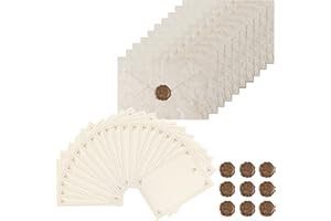 Envelopes for Invitations with Stickers，10 Envelop，18 Pieces Letter Paper，10 Pieces Stickers for Office, Checks, Letter Maili