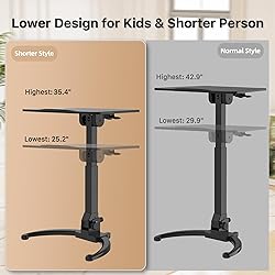 JOY worker Foldable Mobile Standing Desk for