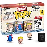 Funko Bitty POP Retro Toys - Mr. Monopoly, 4-Pack and A Surprise Mystery Mini Figure - 0.9 Inch (2.2 Cm) - Transformers Classic Collectable - Stackable Display Shelf Included - Gift Idea