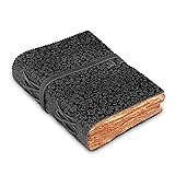 LEATHER VILLAGE Leather Bound Floral Embossed
