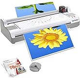 Lamtetur Thermal Laminator Machine11X17 with 70Letter Size Laminating Sheet | 13inch Wide Laminating Hot&amp;Cold Setting,A3 Lamination Laminated 3-5mil,Office Home School Teacher,Paper Cutter,Corner Rounder