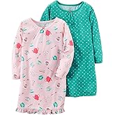 Carter's girls 2 Pk Gown Poly 373g040