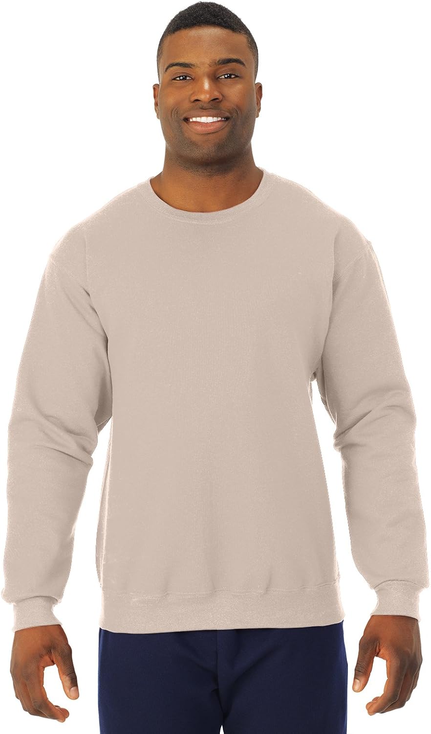 Jerzees Men's Pill Resistant Long Sleeve Crewneck Sweatshirt: Jerzees: Clothing