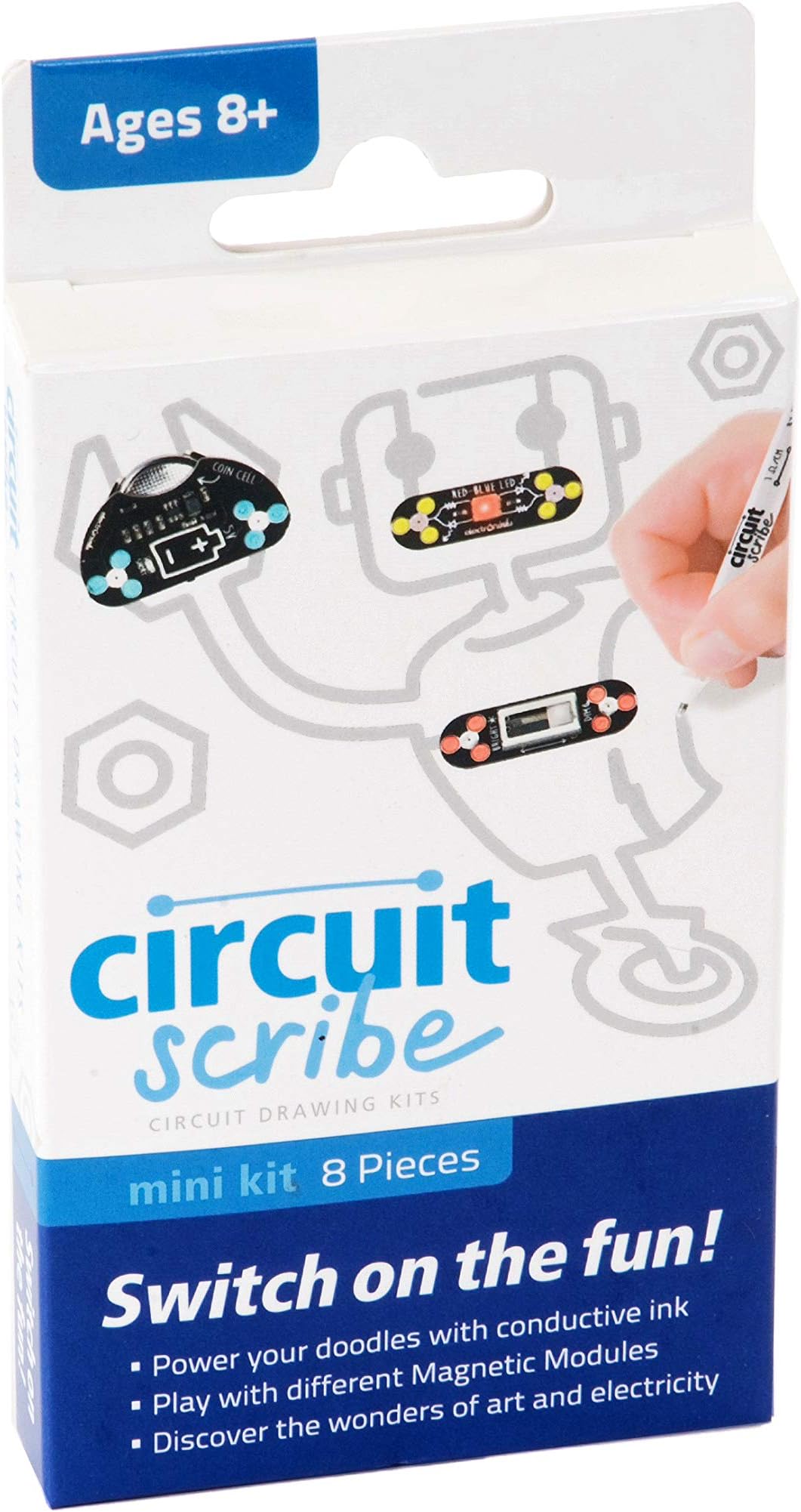 Circuit Scribe Mini Kit – Create Your Own Circuits Instantly! Includes to Learn and Explore Basic Circuitry with Hands On Creativity – STEM Approved for Ages 8 to 80