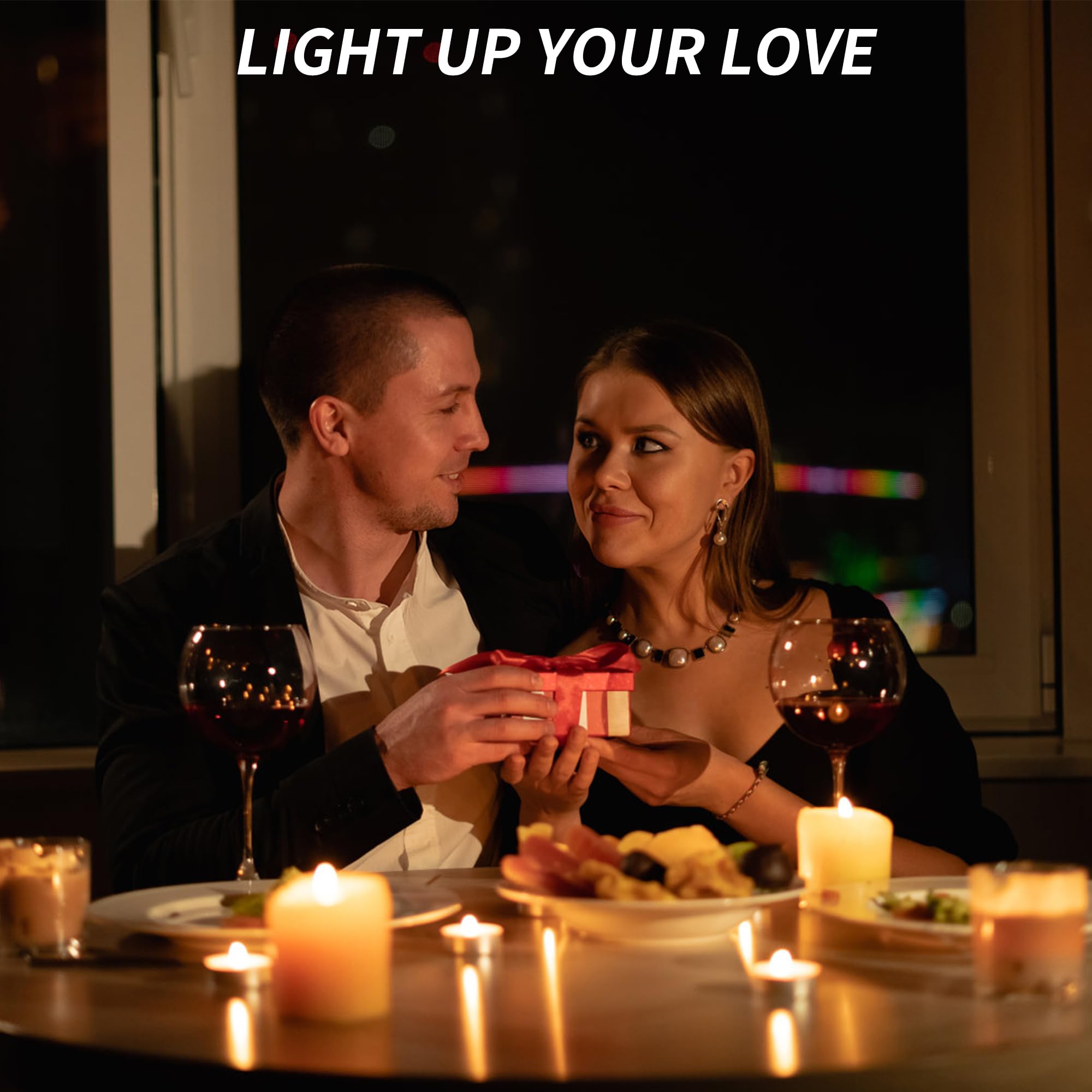 2-Pack Rechargeable Electric Candle Lighters, Flameless Windproof Long Lighter with 360° Flexible Neck and LED Display for Candles, Camping, BBQ & Fireplace (Black)