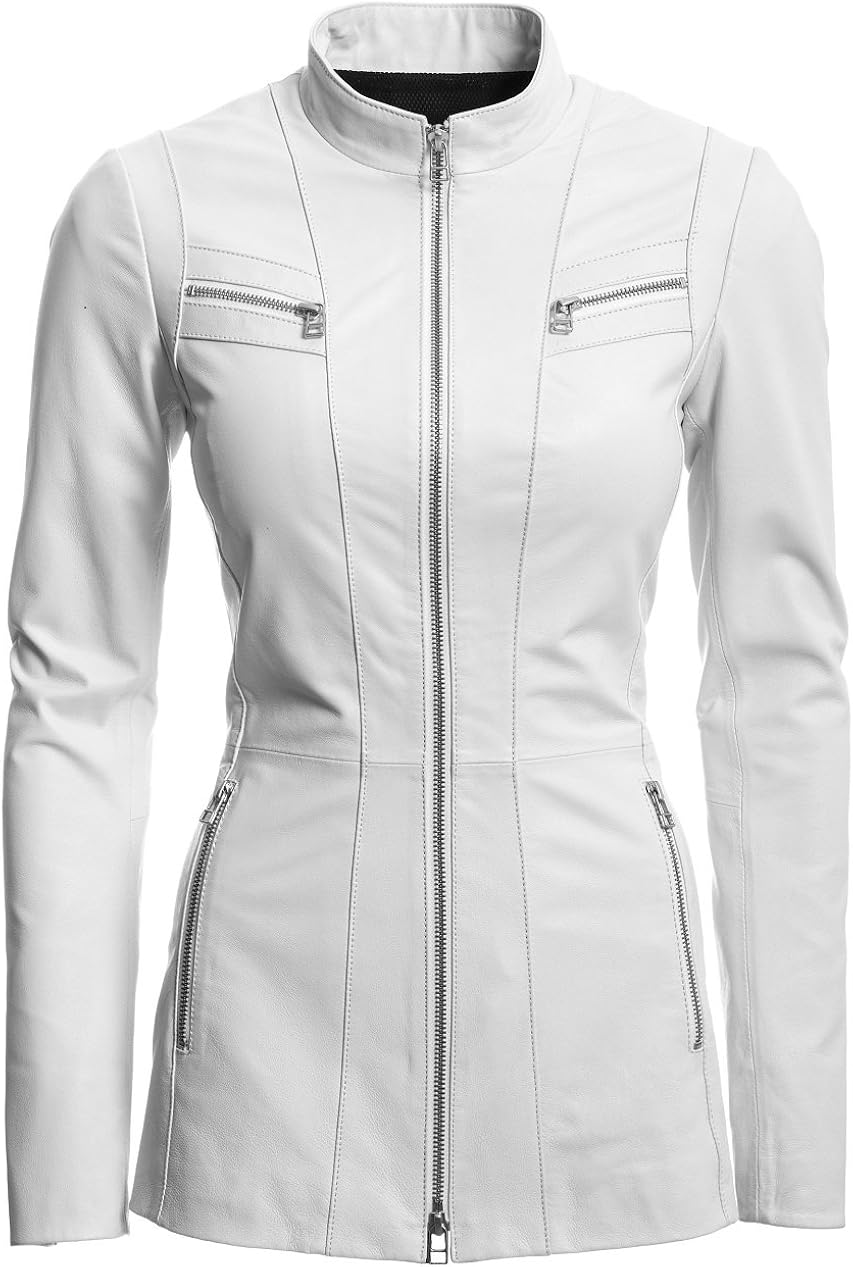 white leather jacket womens outfit