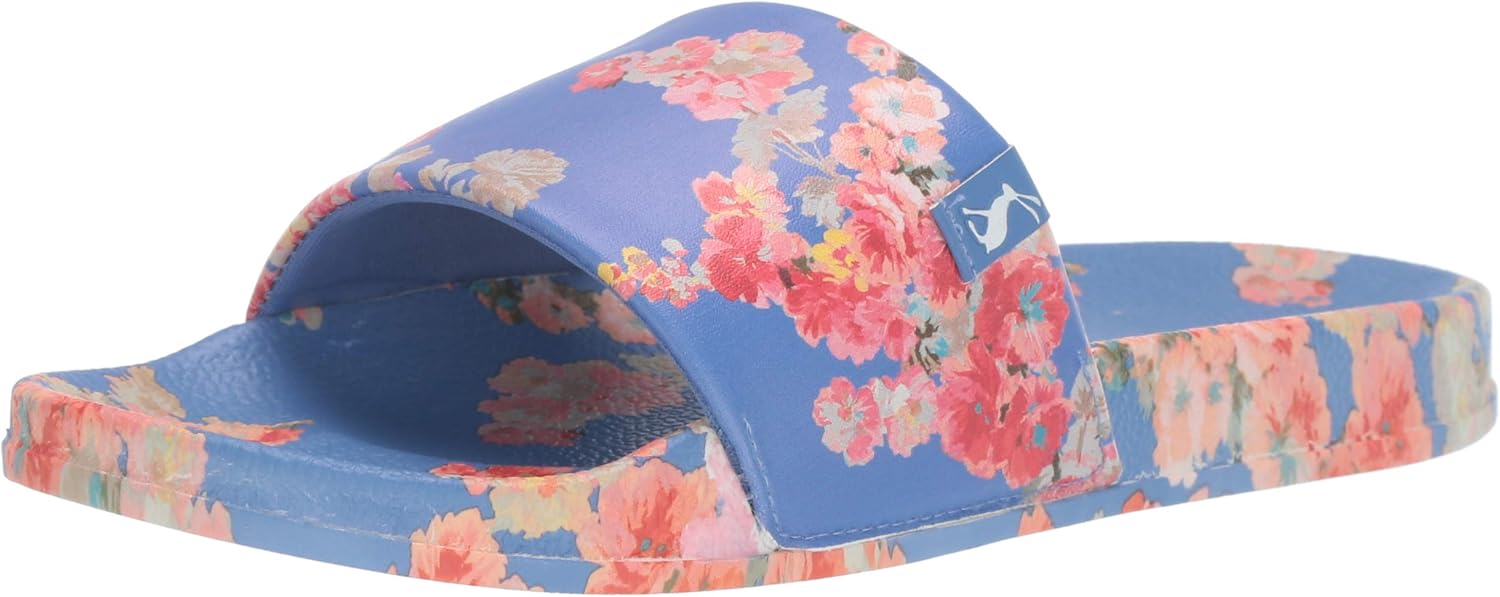 Joules Women's Poolside Open Toe Sandals, Blue (Blue Floral Bluflrl), 3