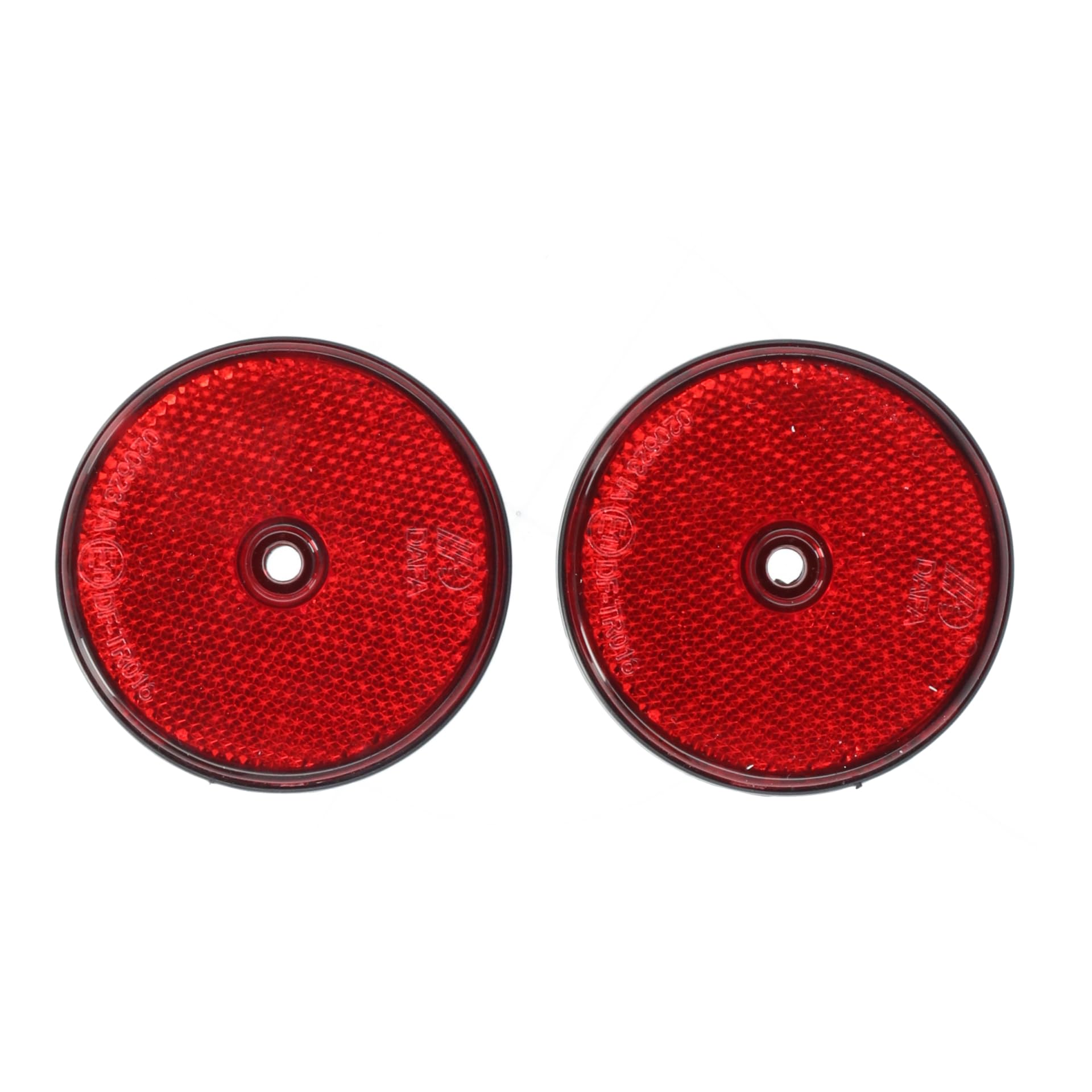 Carpoint 0413961 Reflector Round 70 mm 2 Units Red