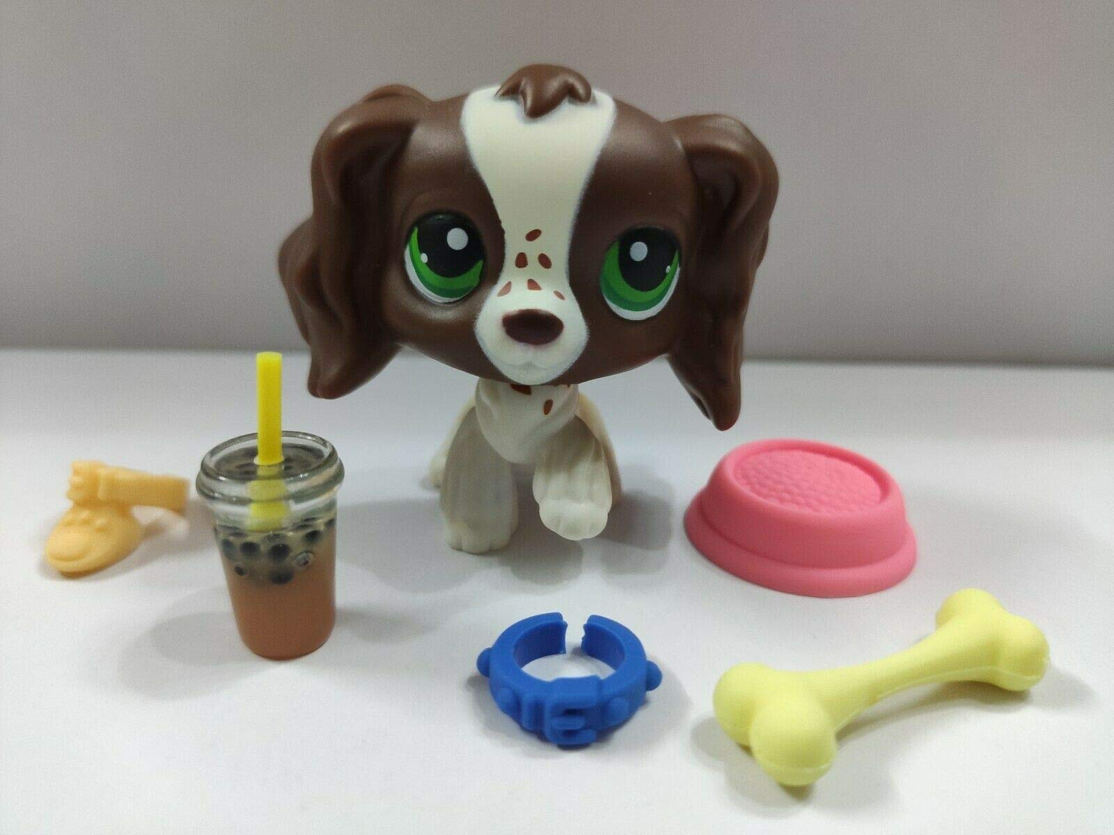 Pet Shop Lttlest Lps 156 Cocker Spaniel Dog Green Eyes